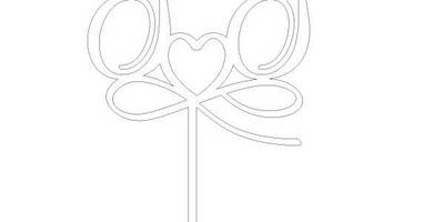 Топпер сердце