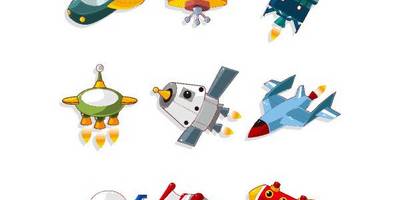 Мультяшные космические корабли