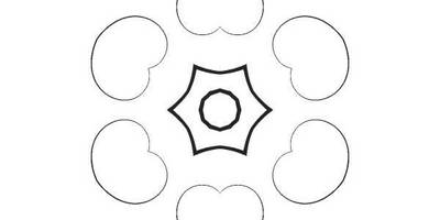 Орнамент цветы 112