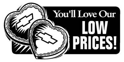 Chevrolet Low Prices logo