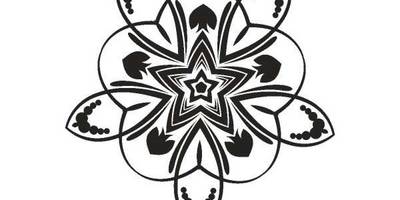 Орнамент цветы 183