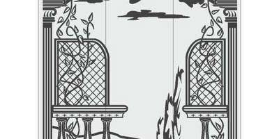 Прямоугольный орнамент 2307