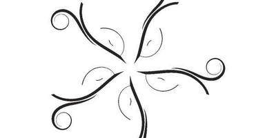 Орнамент цветы 114