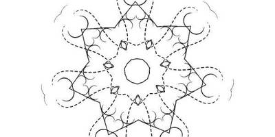 Орнамент цветы 483