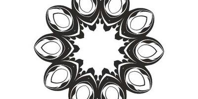 Орнамент цветы 78