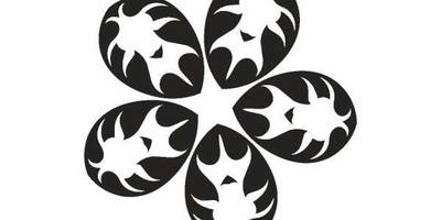 Орнамент цветы 85