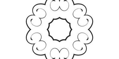 Орнамент цветы 109