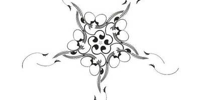 Орнамент цветы 37