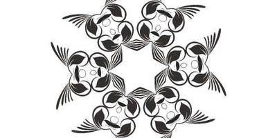 Орнамент цветы 145