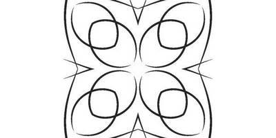 Орнамент цветы 382