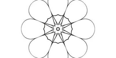 Орнамент цветы 390