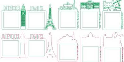 Фоторамки города