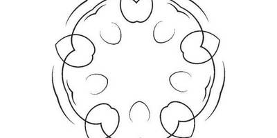 Орнамент цветы 133