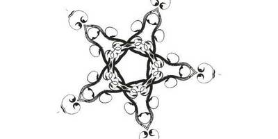 Орнамент цветы 15