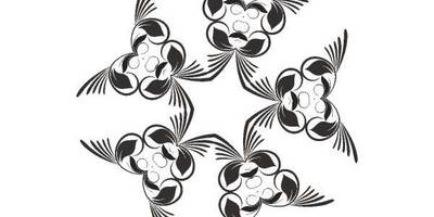 Орнамент цветы 139