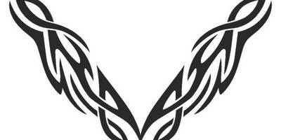 Виниловая наклейка на авто 342