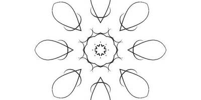 Орнамент цветы 389