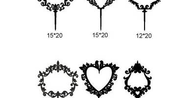 Топперы орнаменты