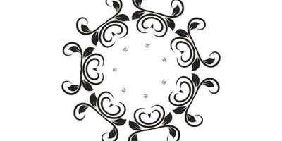 Орнамент цветы 47