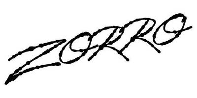 Виниловая наклейка на авто Zorro 45
