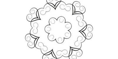 Орнамент цветы 154