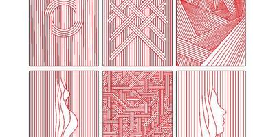 Геометрические обложки для блокнотов в подарок