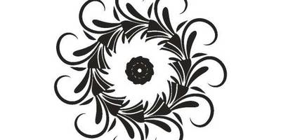 Орнамент цветы 263