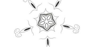 Орнамент цветы 179