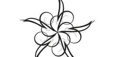 Орнамент цветы 106