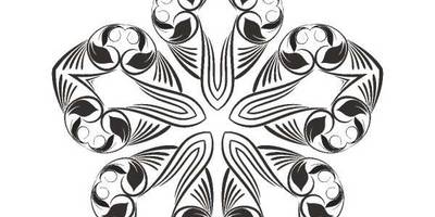 Орнамент цветы 184