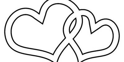 Топпер 2 сердечка