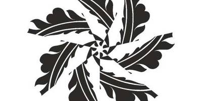 Орнамент цветы 12