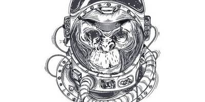 Обезьяна в скафандре