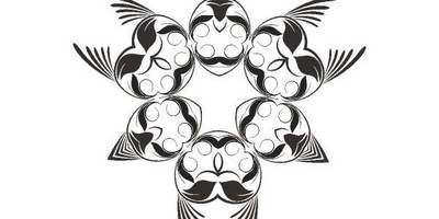 Орнамент цветы 143