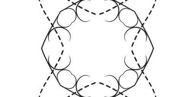 Орнамент цветы 384