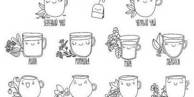 8 марта иллюстрации чай