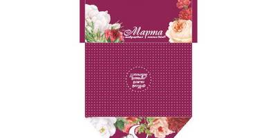 Конверт на 8 марта