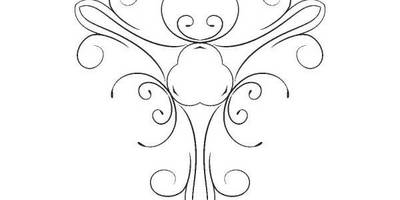 Орнамент цветы 1
