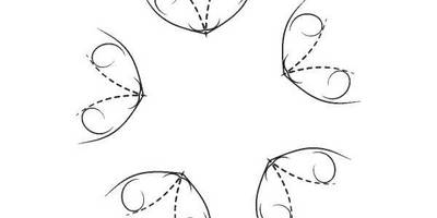 Орнамент цветы 356