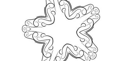 Орнамент цветы 477