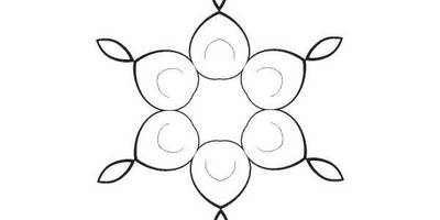 Орнамент цветы 152