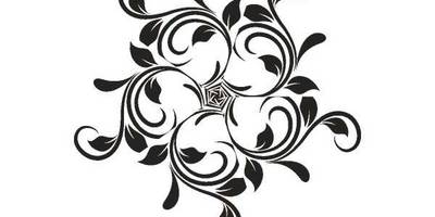 Орнамент цветы 260