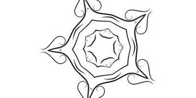 Орнамент цветы 478