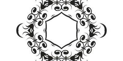 Орнамент цветы 25