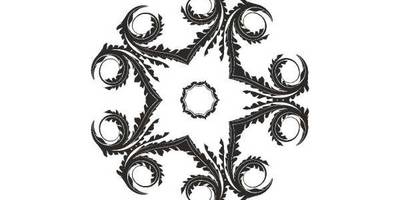 Орнамент цветы 64