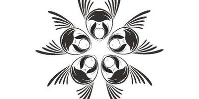 Орнамент цветы 137