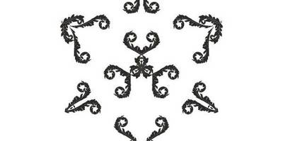 Орнамент цветы 96