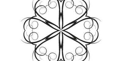 Орнамент цветы 99