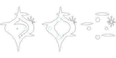 Часы абстракция 2