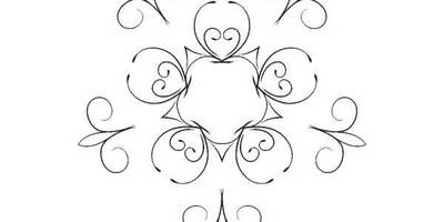 Орнамент цветы 44